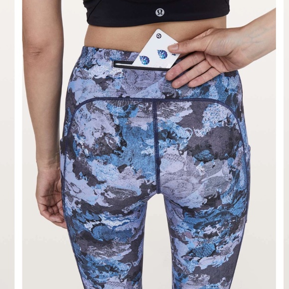 Lululemon Speed Up Tight *Full-On Luxtreme 28" Screen Camo Multi Sz 10 - Picture 3 of 7
